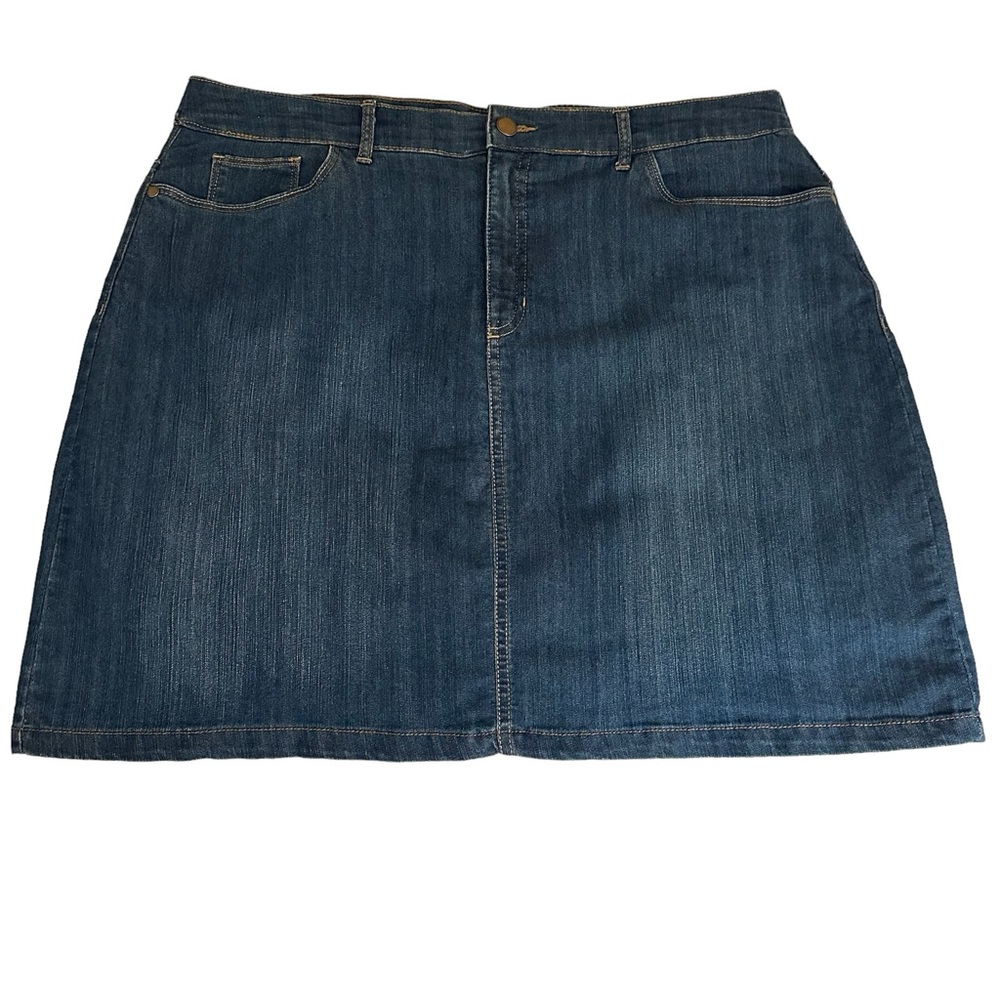 Croft & Barrow Stretch Jean Skirt Size 18